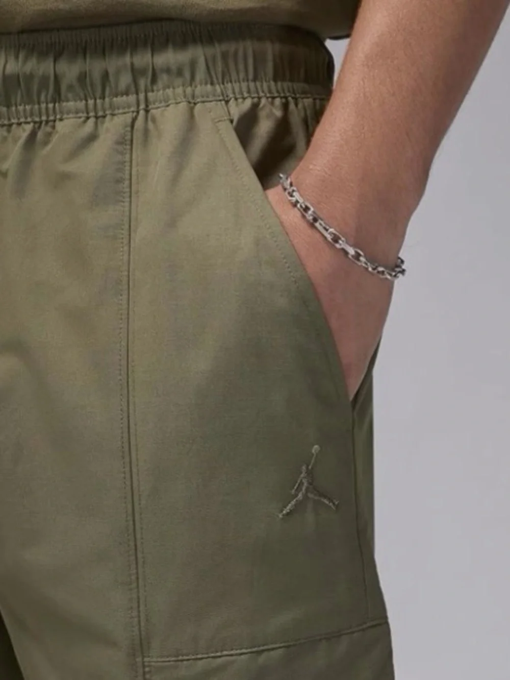 Jordan Essentials Men's Woven Pants (FN4539-222) Olive Size Large